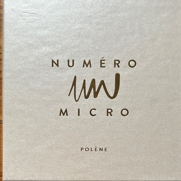 Polene numero un micro bag in textured leather in rich burgundy color - Picture 3 of 12